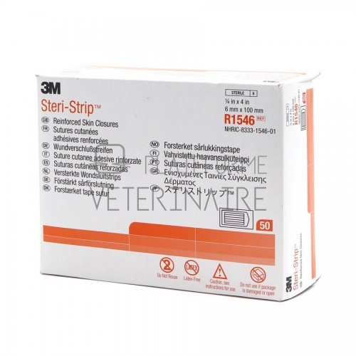 STERISTRIP 100 MM  X 6 MM (50 POCHETTES X 10 SUTURES)