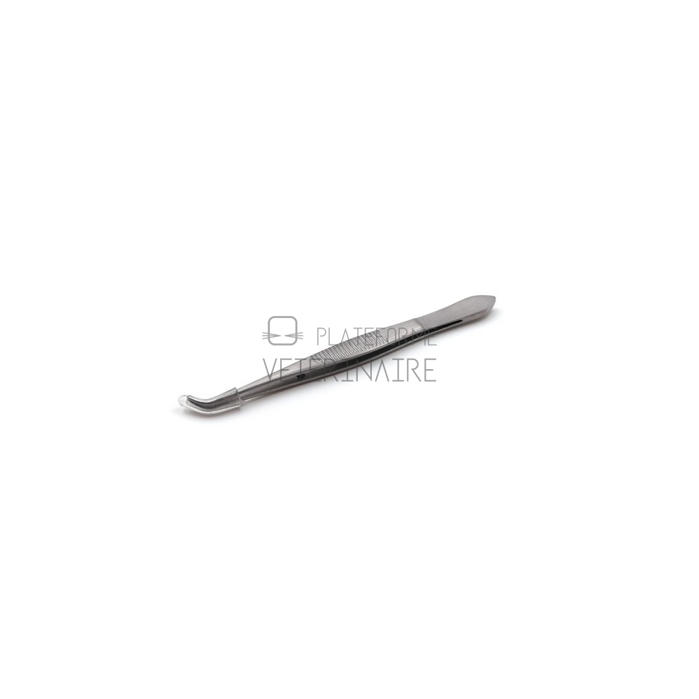 PINCE DISSECTION FINE GRAEFE A IRIS 10 CM - COURBE  S/G