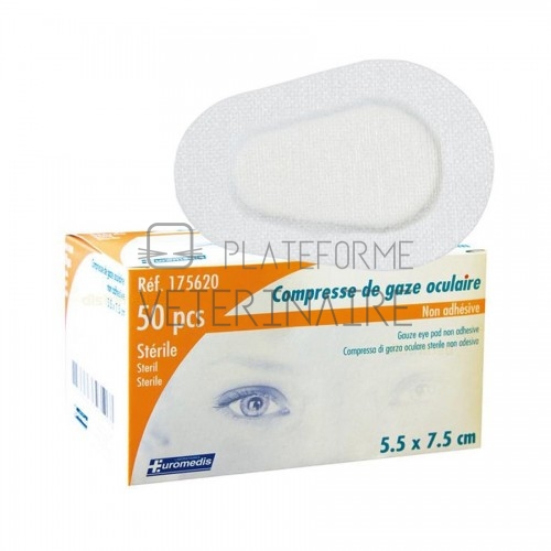 COMPRESSE OCULAIRE STERILE (PAQUET DE 10)