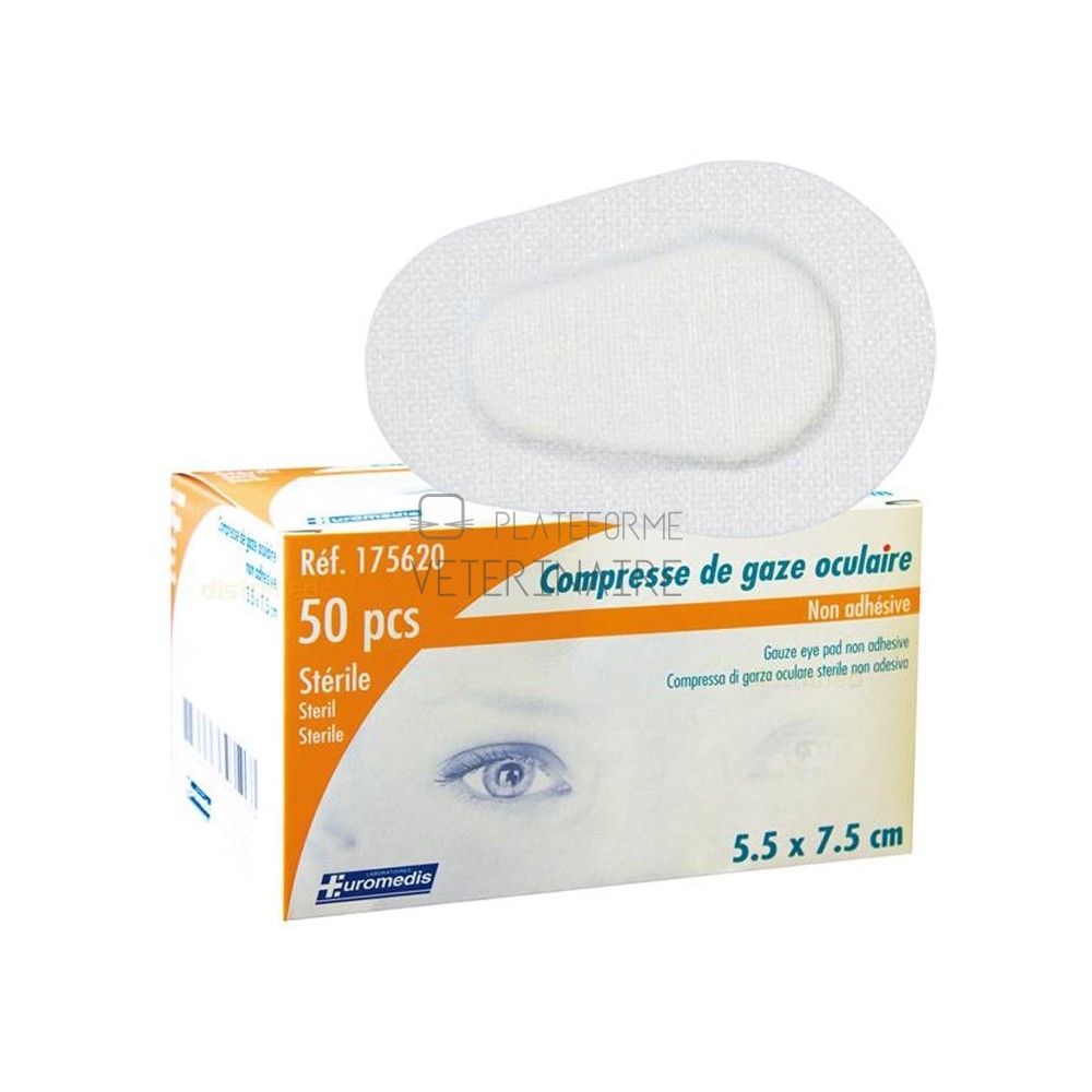 COMPRESSE OCULAIRE STERILE (PAQUET DE 10)