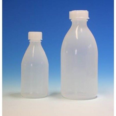 FLACON PLASTIQUE + BOUCHON 500 ML