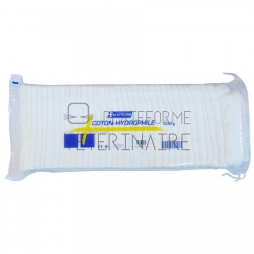 COTON HYDROPHILE SACHET ACCORDEON DE 500 GRS (X20)