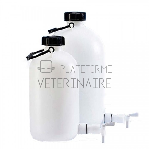 BONBONNE PLASTIQUE AVEC ROBINET 5 L