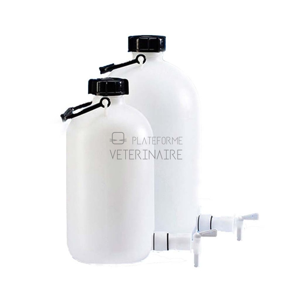 BONBONNE PLASTIQUE AVEC ROBINET 5 L