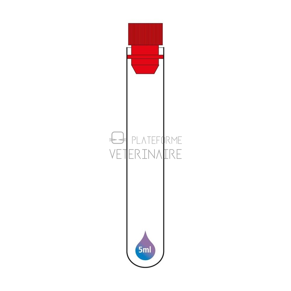 TUBE HEMOLYSE PS STER FR 5ML 13X75 + BOUCHON (X 2000)