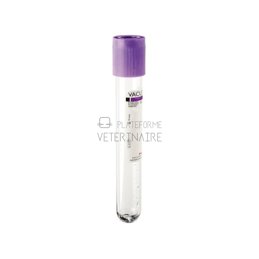 TUBE PRELEVEMENT VACUTEST 10ML EDTA K2 (100)