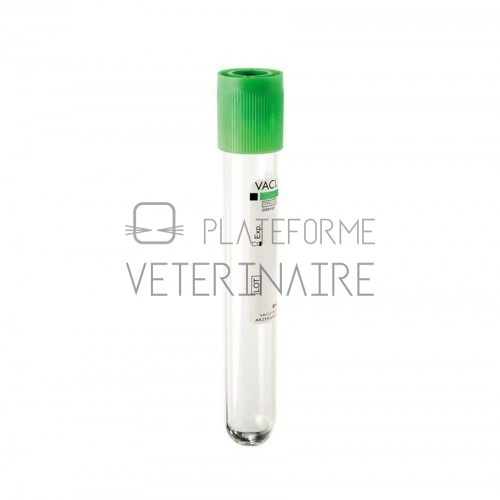 TUBE PRELEVEMENT VACUTEST 10ML HEPARINE LITHIUM (X 100)