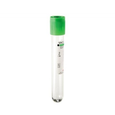 TUBE PRELEVEMENT VACUTEST 10ML HEPARINE LITHIUM (X 100)