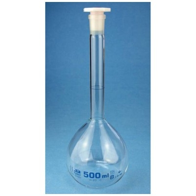 FIOLE JAUGEE POLYPROPYLENE BOUCHEE 100 ML