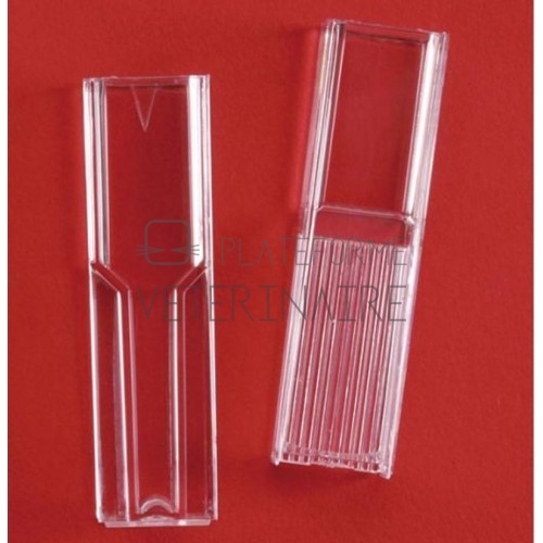 CUVE POUR SPECTROPHOTOMETRE PLASTIQUE MICRO 1,5ML (X 100)