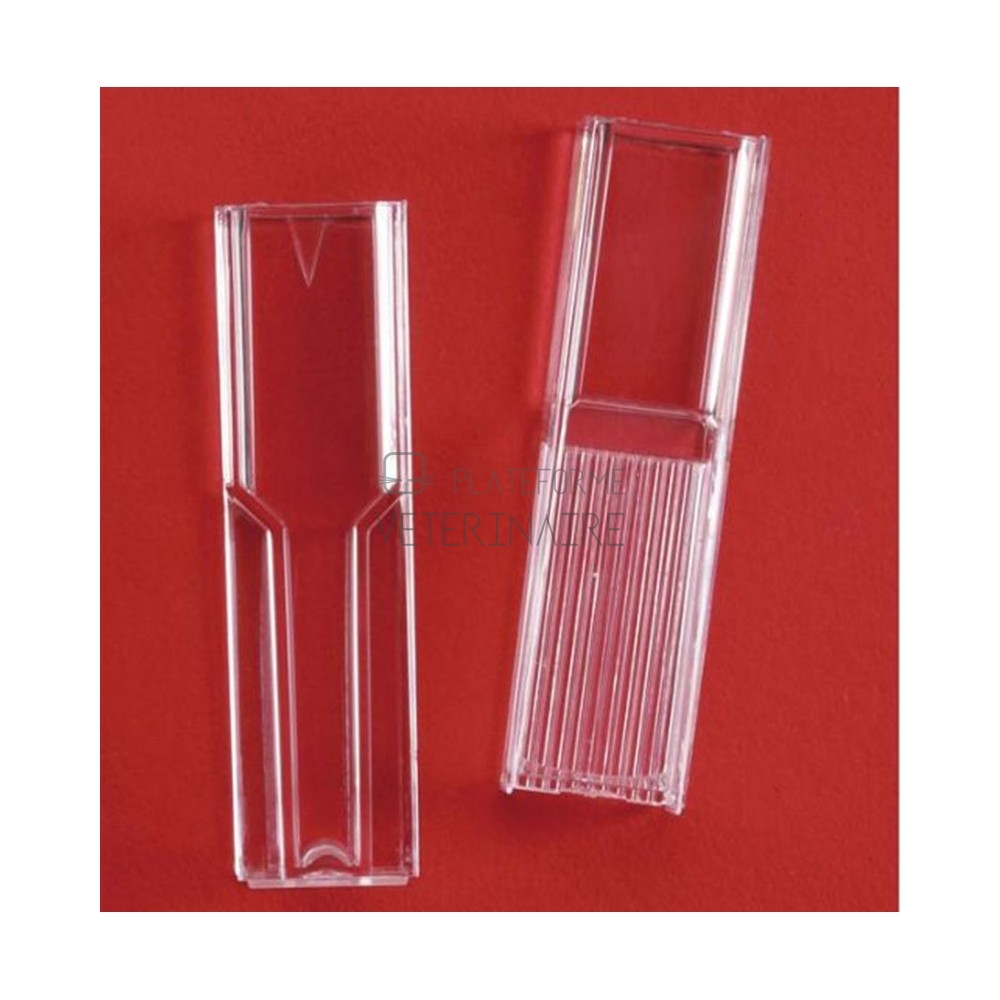 CUVE POUR SPECTROPHOTOMETRE PLASTIQUE MICRO 1,5ML (X 100)