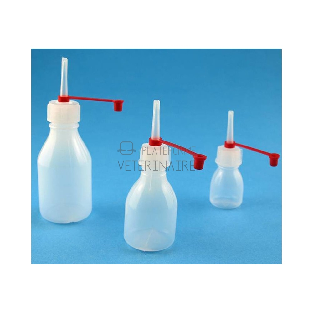 FLACON COMPTE GOUTTES POLYETHYLENE 10ML