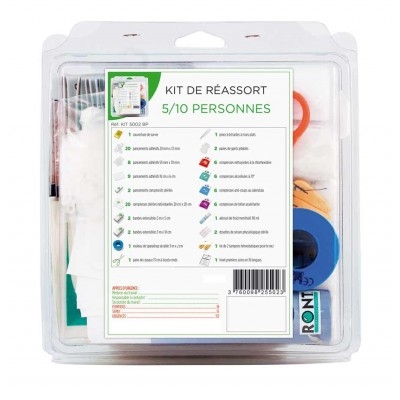 KIT POUR ARMOIRE PHARMACIE - 5 / 10 PERSONNES