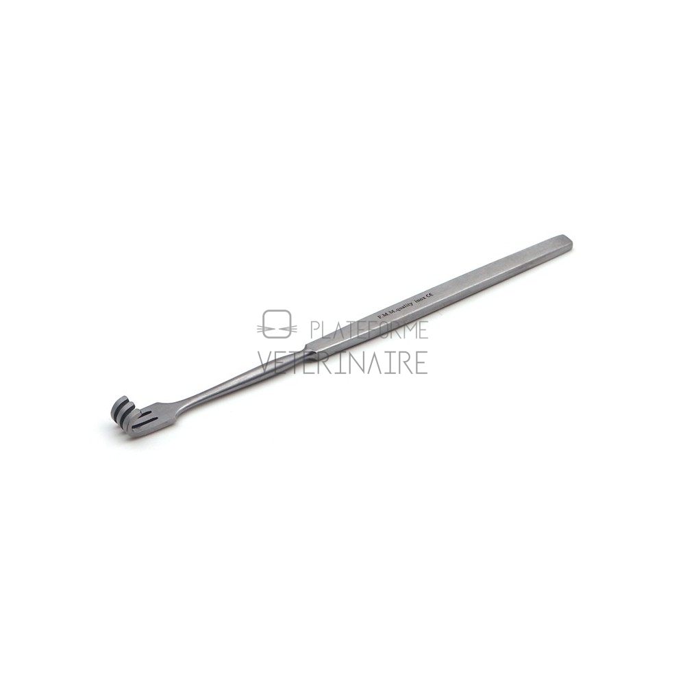 ECARTEUR TRACHEAL MOUSSE 3 DENTS 16 CM