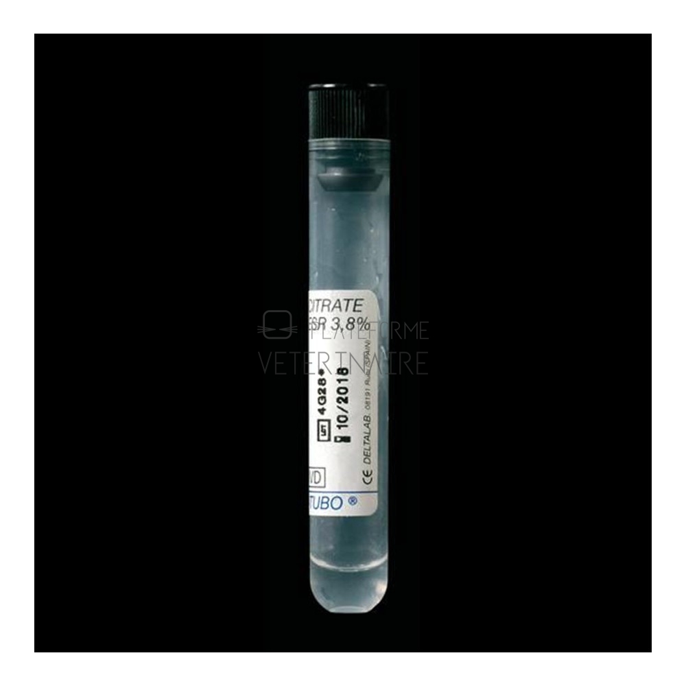 TUBE PRELEV.TRAD. PP 2ML CITRATE 3,8% VS (X 100)