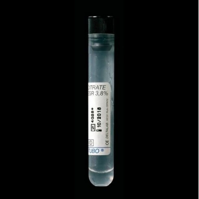 TUBE PRELEV.TRAD. PP 2ML CITRATE 3,8% VS (X 100)