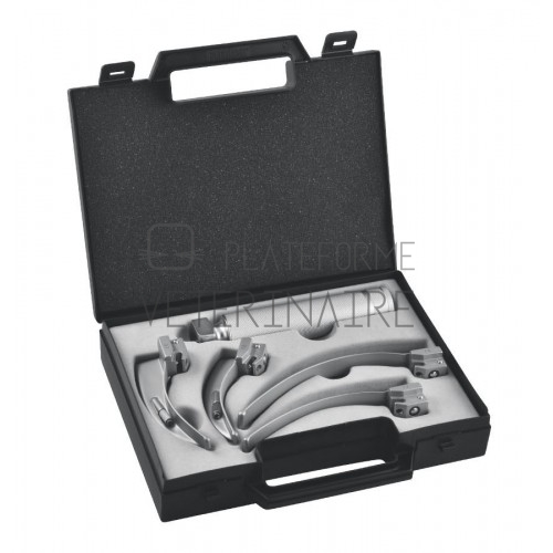 LARYNGOSCOPE 3 LAMES + MANCHE EN COFFRET