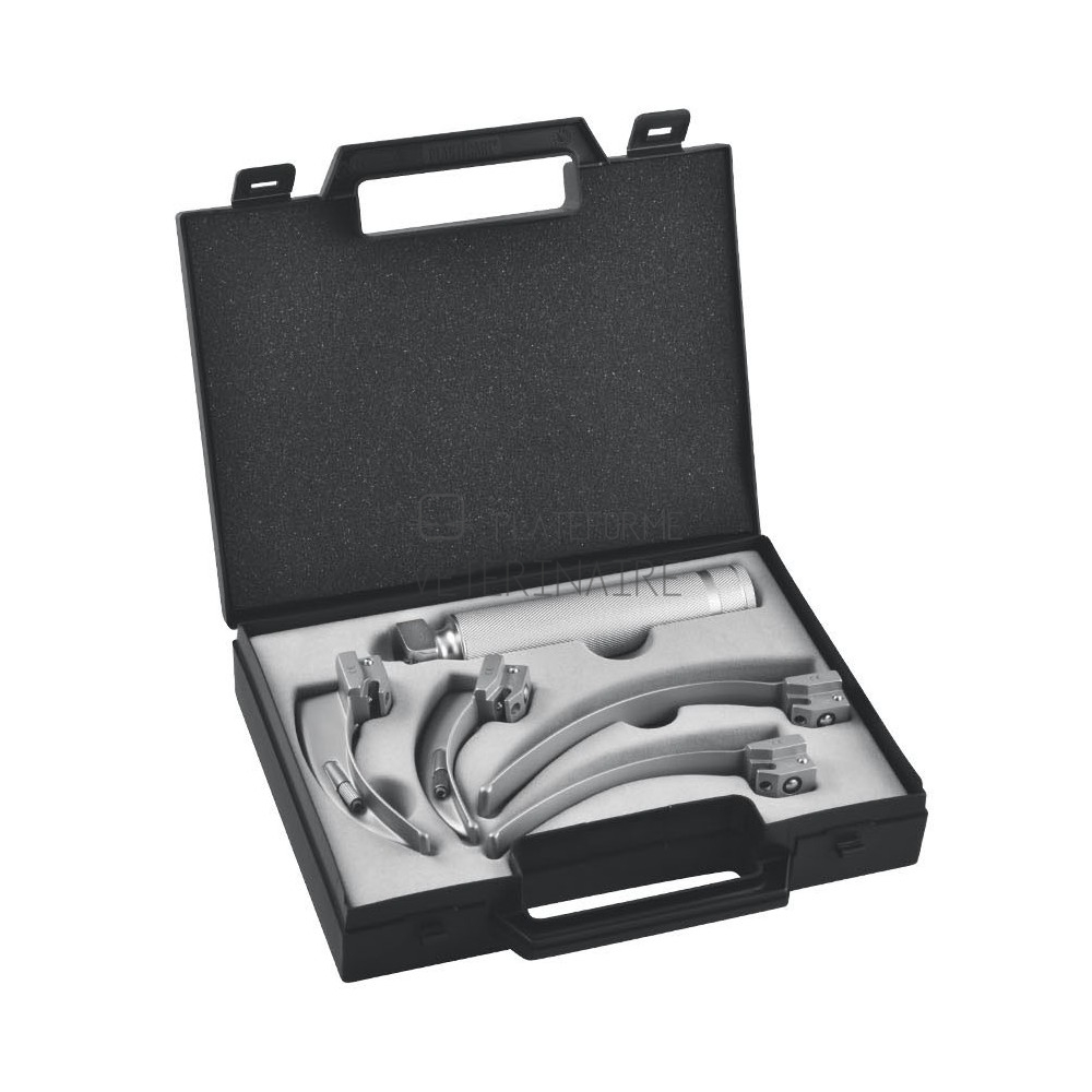 LARYNGOSCOPE 3 LAMES + MANCHE EN COFFRET