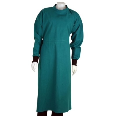 CASAQUE CHIRURGIEN 140CM POLYESTER/COTON VERT