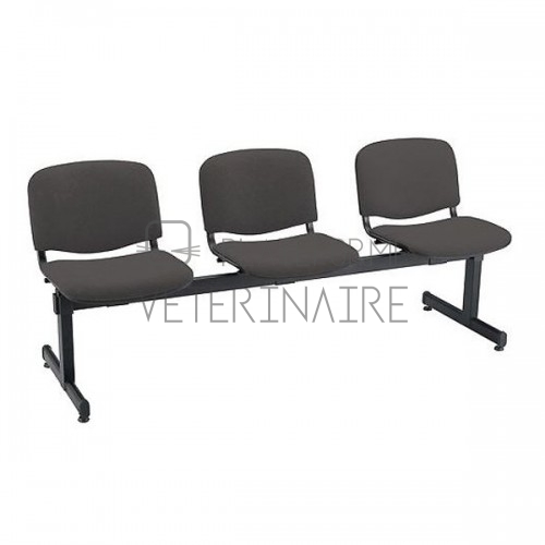 CHAISES TROIS PLACES SUR POUTRE LONG 175 CM